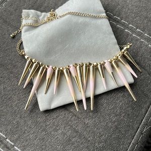 Pink and Gold Necklace